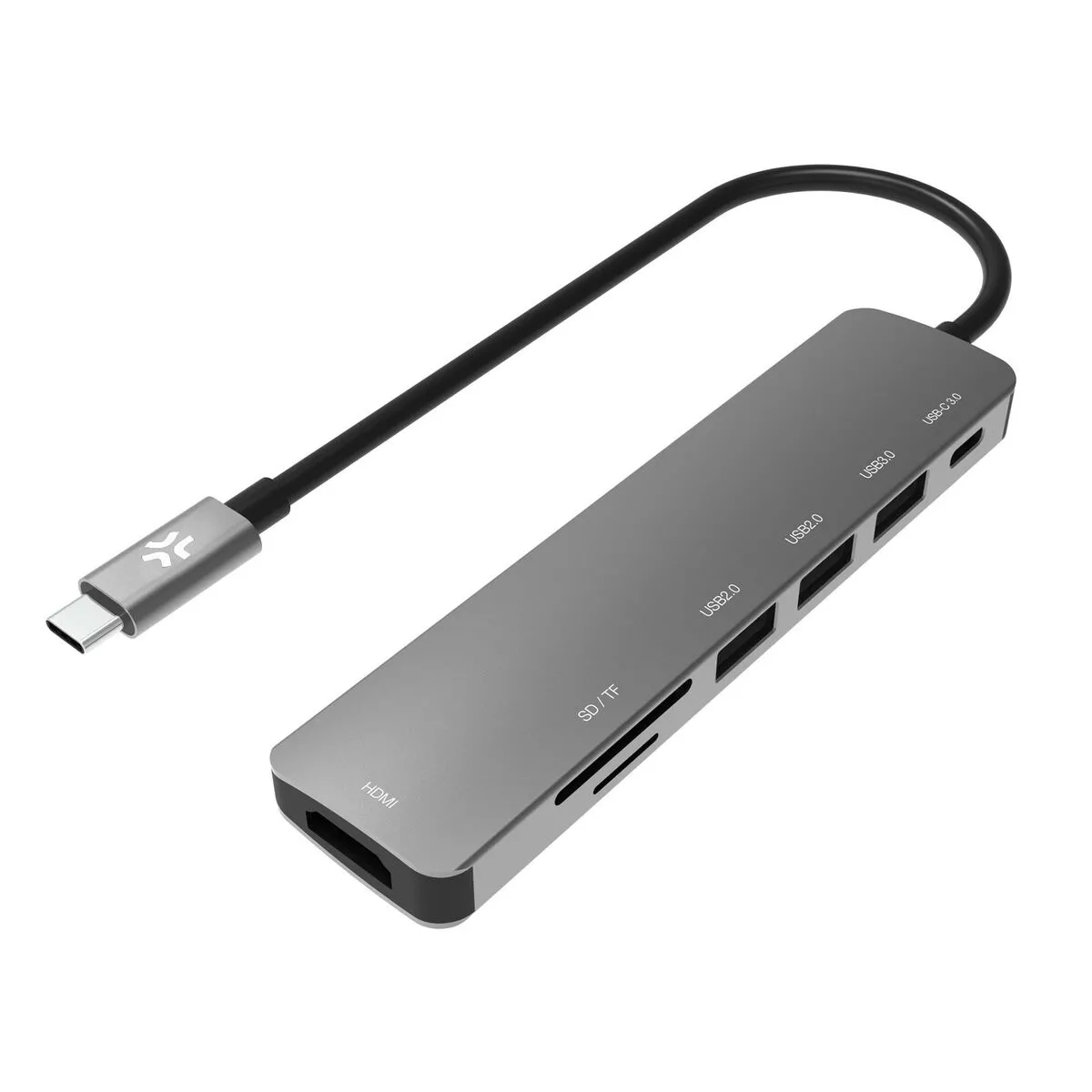 Celly PROHUB7IN1SV Hub USB - Argent