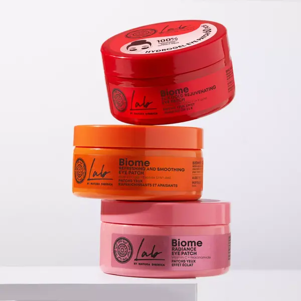 Natura Siberica - Lab Biome - Adesivos refrescantes de hidrogel para os olhos - 60 unidades