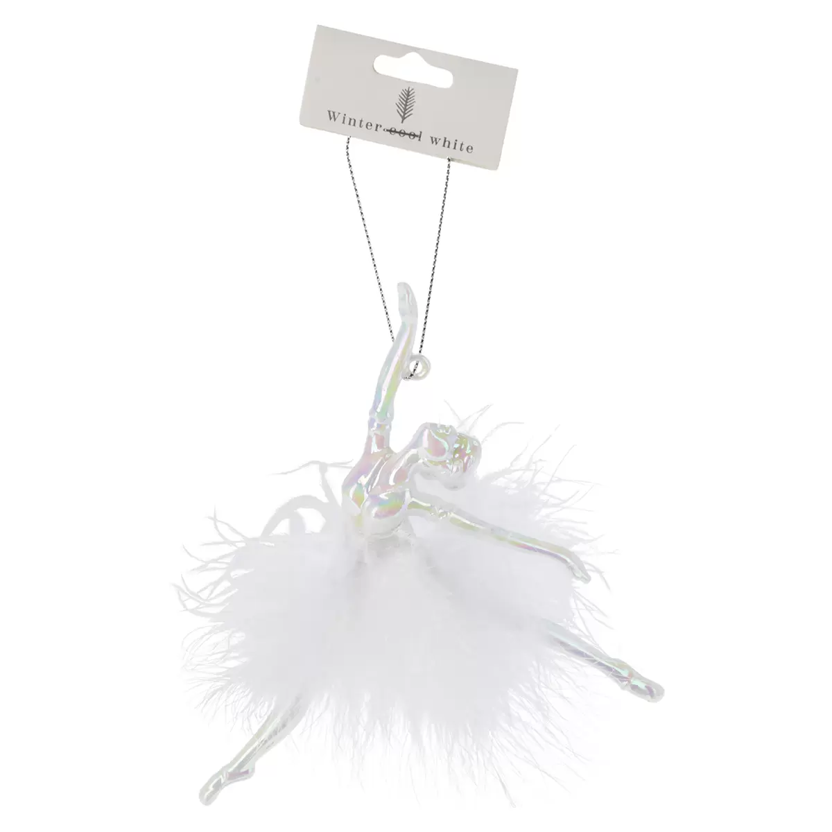 Hängedeko Ballerina XMAS weiss