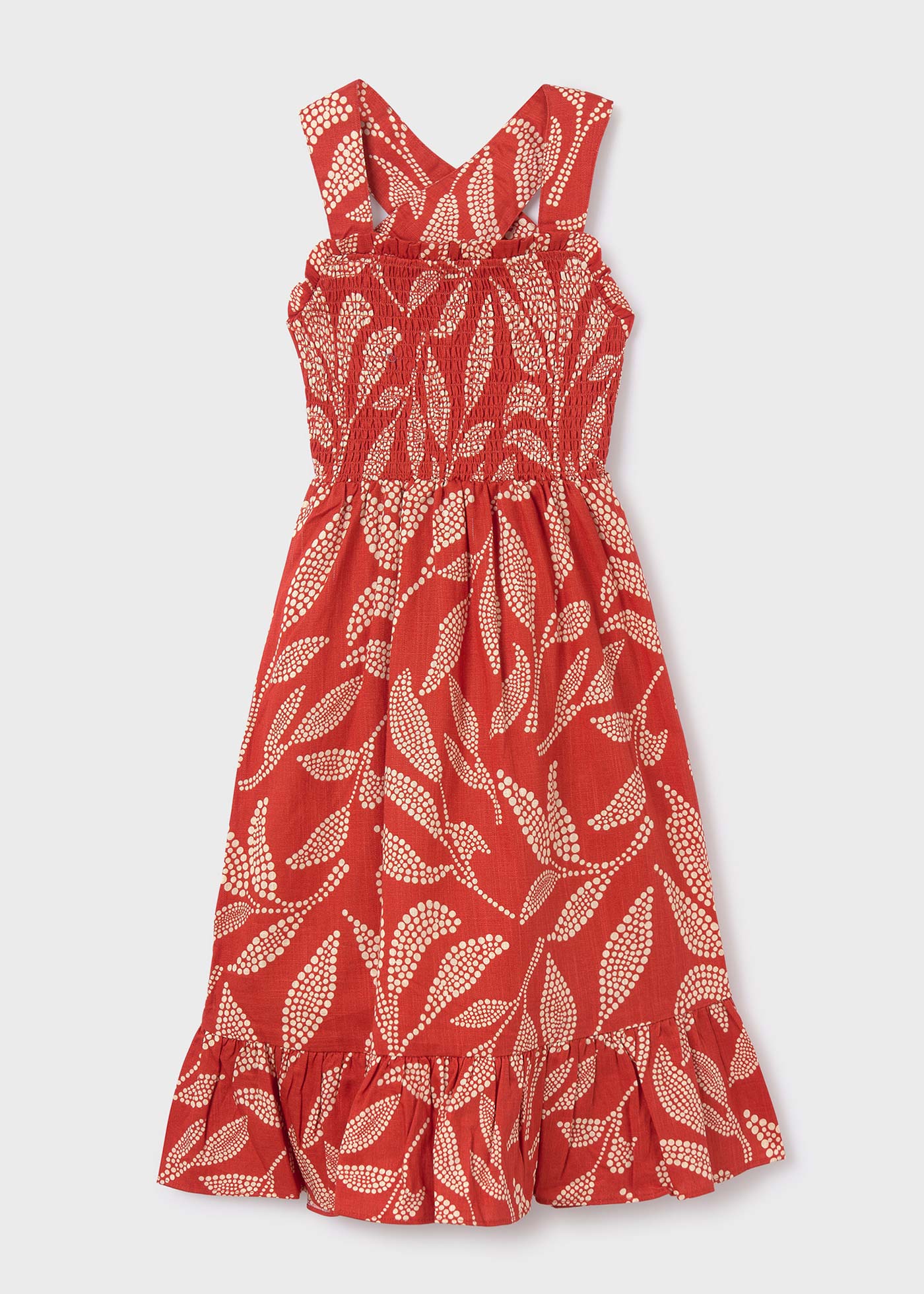 Vestido midi estampado para meninas