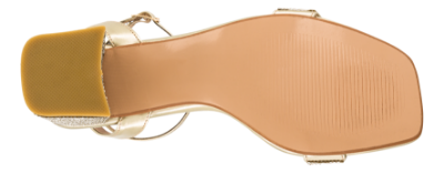 B&CO Damesandal med hæl Guld 4213500301