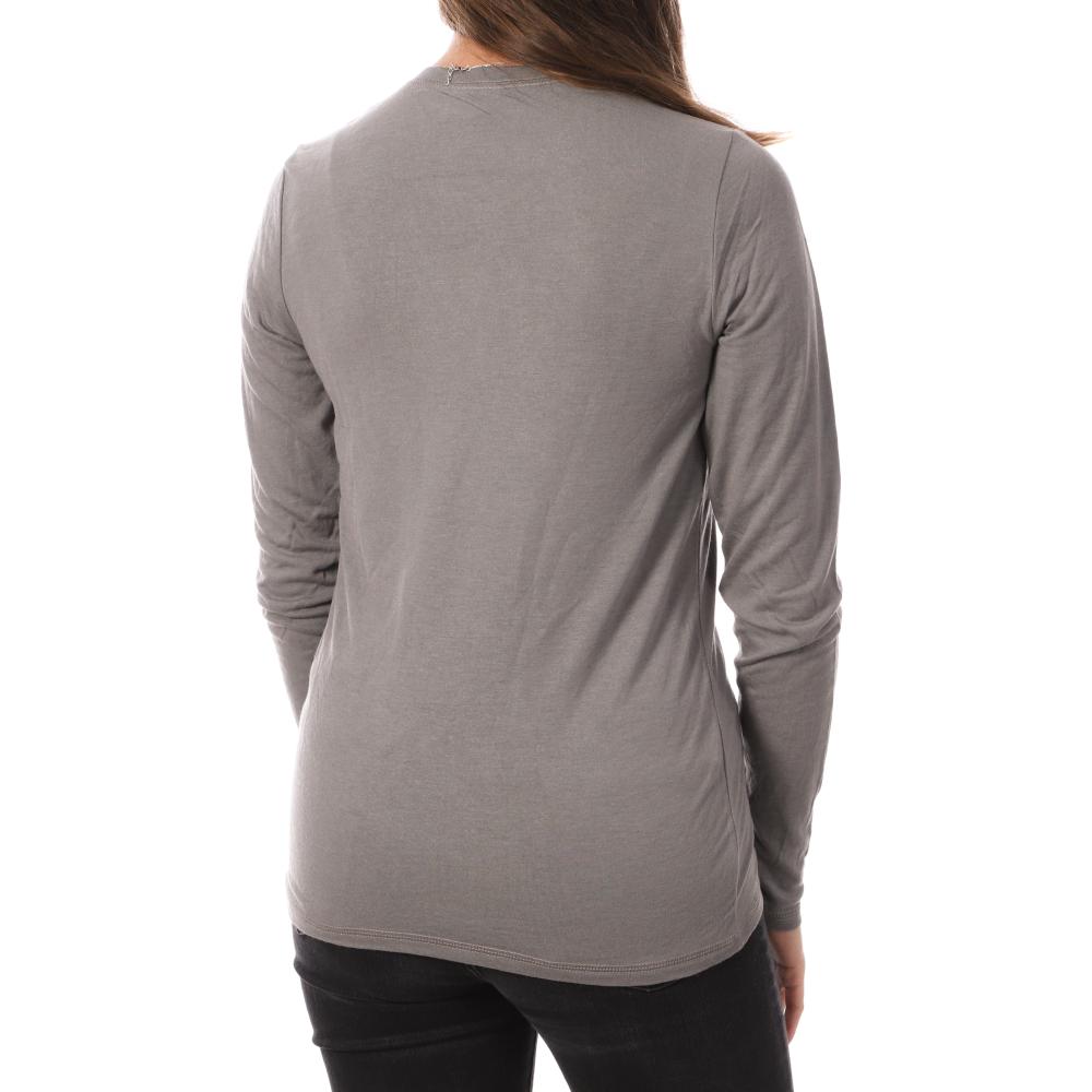 JDY T-Shirt Manches Longues Gris Femme JDY Suma