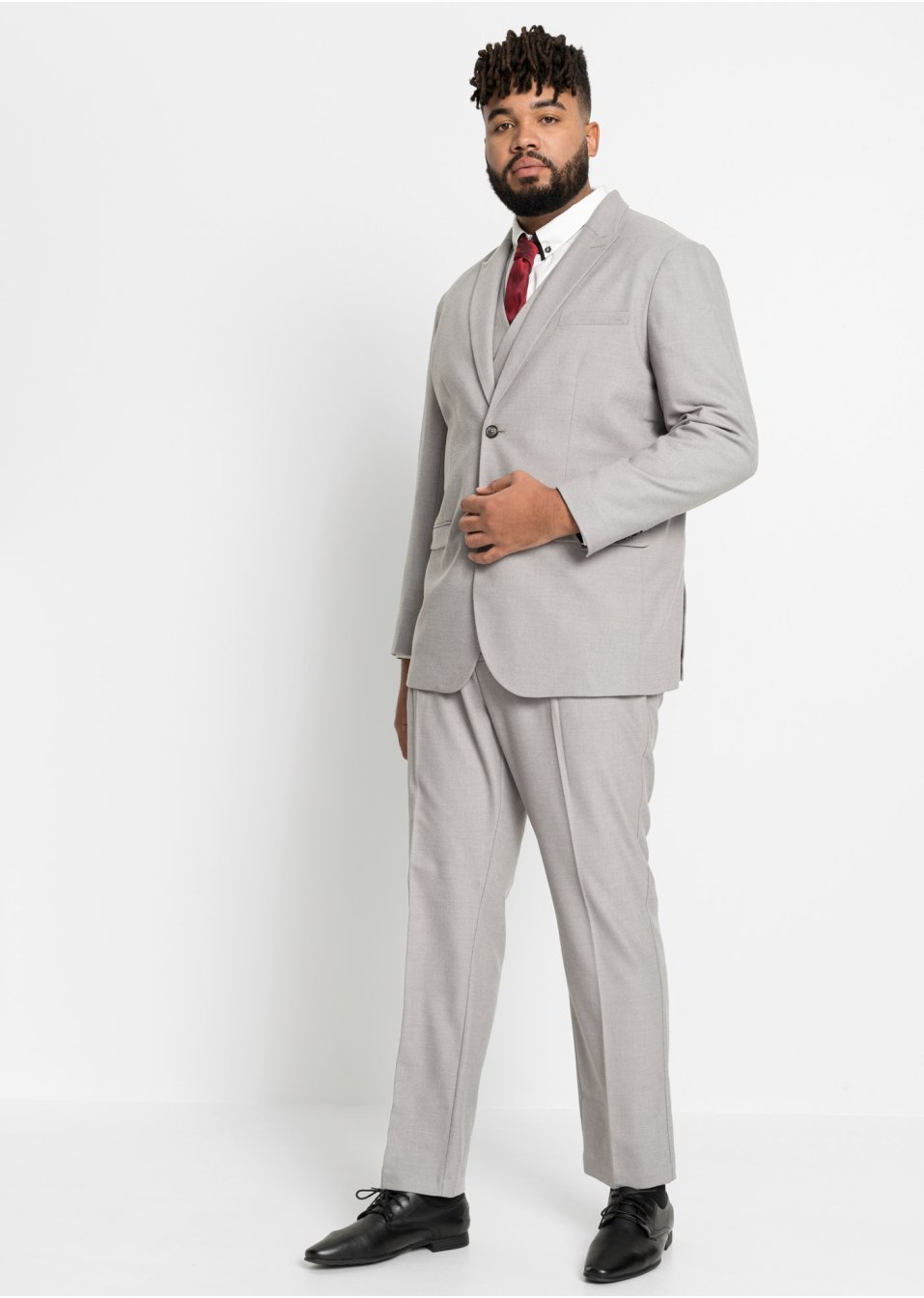 Costume (Ens. 4 pces.) : veste, pantalon, gilet, cravate