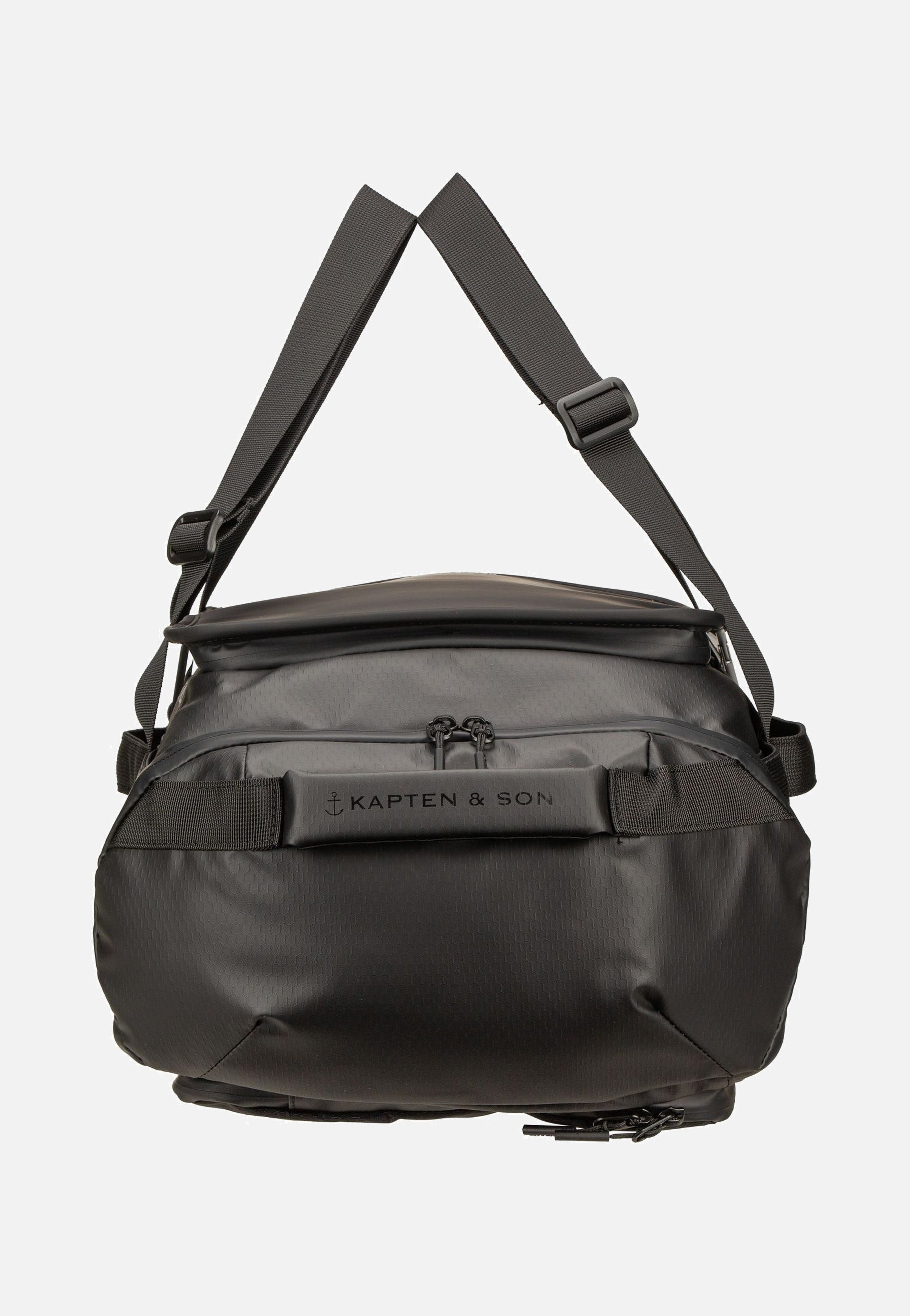 Lisbon Duffle Backpack S All Black - Rucksack