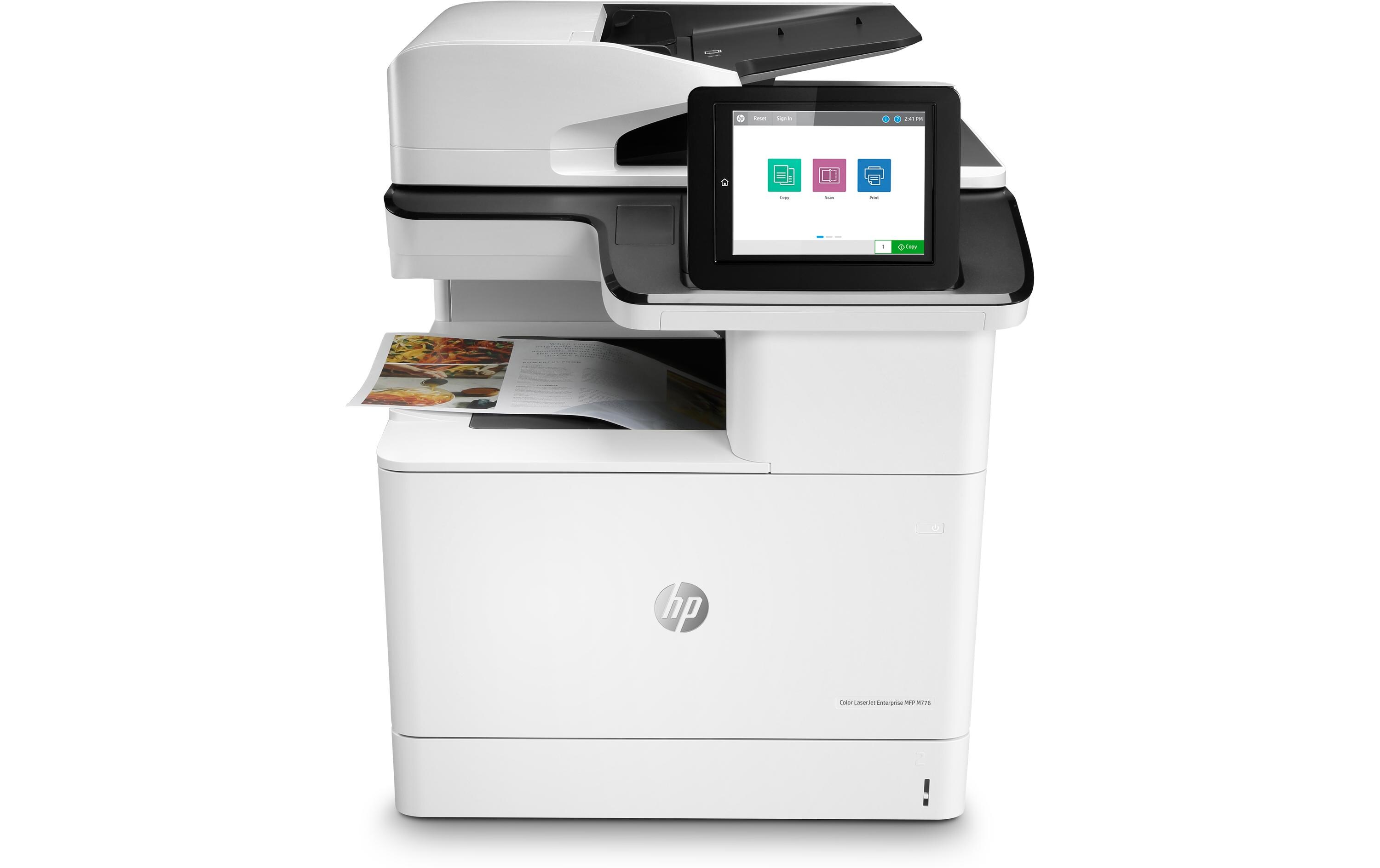 Multifunktionsdrucker Color LaserJet Enterprise Flow M776dn<br>3-in-1 Multifunktionsgerät mit LAN