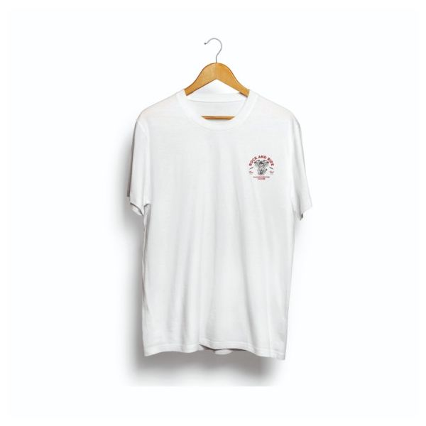 Alva T-shirt Rock and Ride XL, Branca