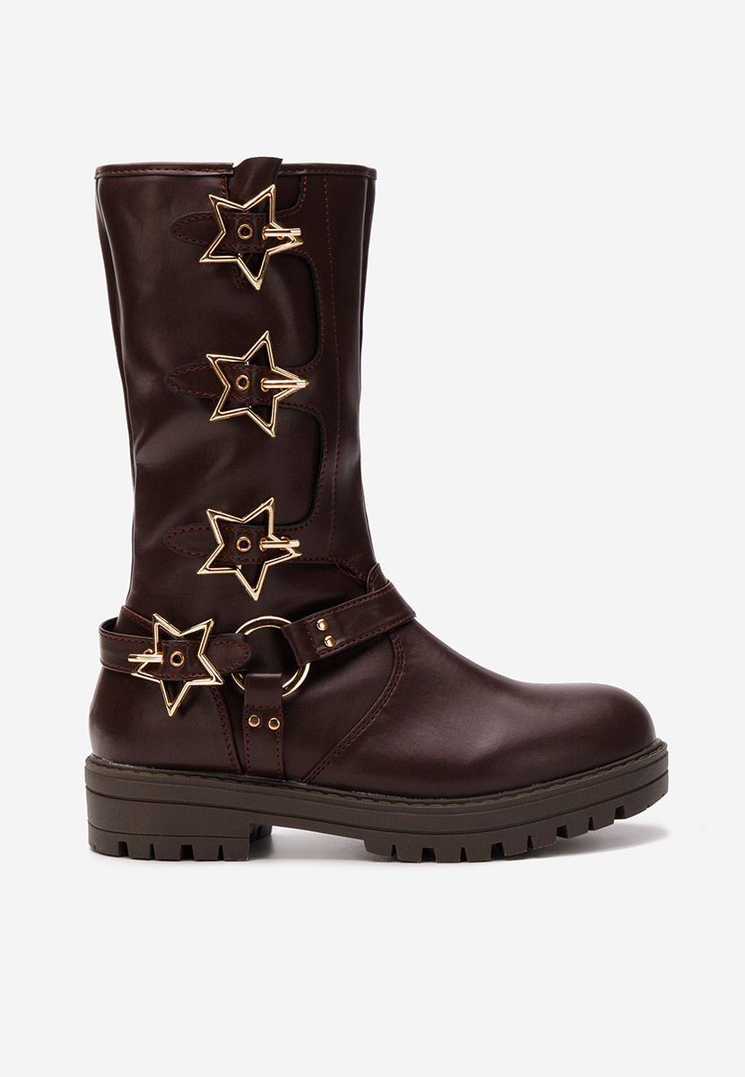 Bottes pour filles brunes Aselada