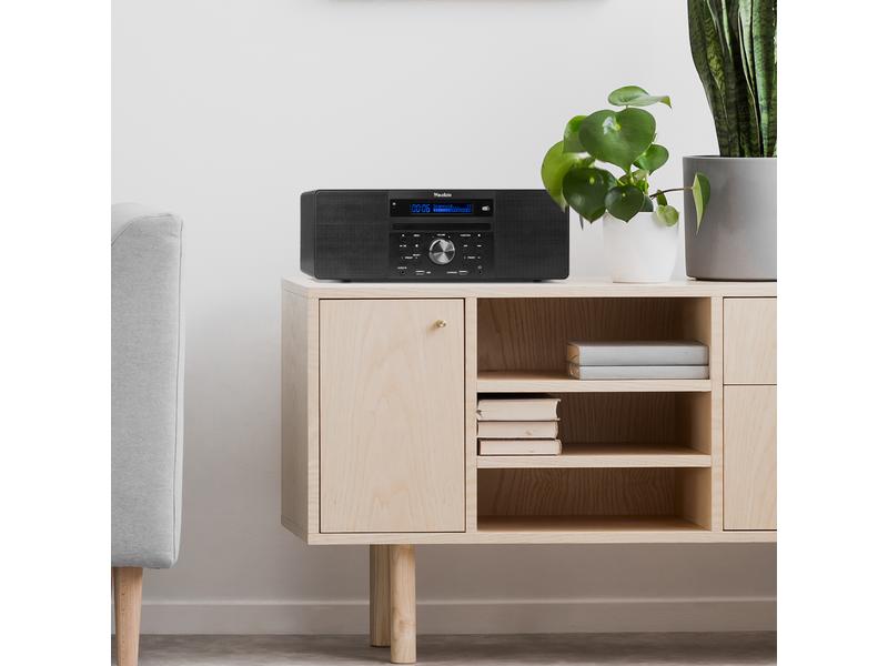 Audizio Radio/CD-Player Prato Schwarz DAB  Radio mit CD-Player