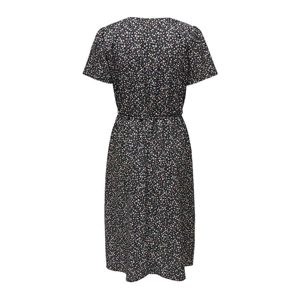 JDY Robe Noir à Fleurs Femme JDY Rika
