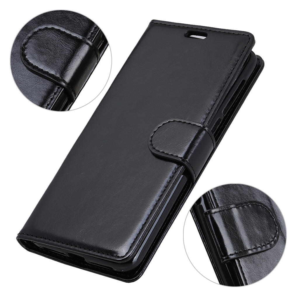 Lederetui für iPhone XR schwarz