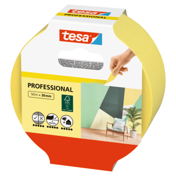 Tesa Professional Indoor schilderstape 50 m x 30 mm