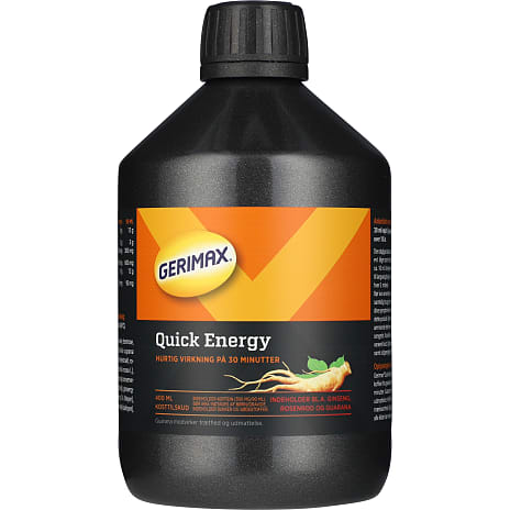 Flydende ginseng, guarana og rosenrod 400 ml