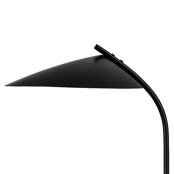 Lampe de table incandescent Bindarri GoodHome E27 noir mat
