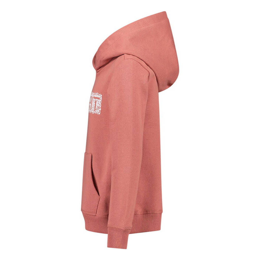 ESPRIT hoodie met logo zalmroze