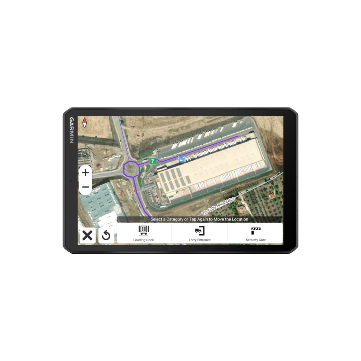 Garmin dēzl LGV820 lastebil-GPS