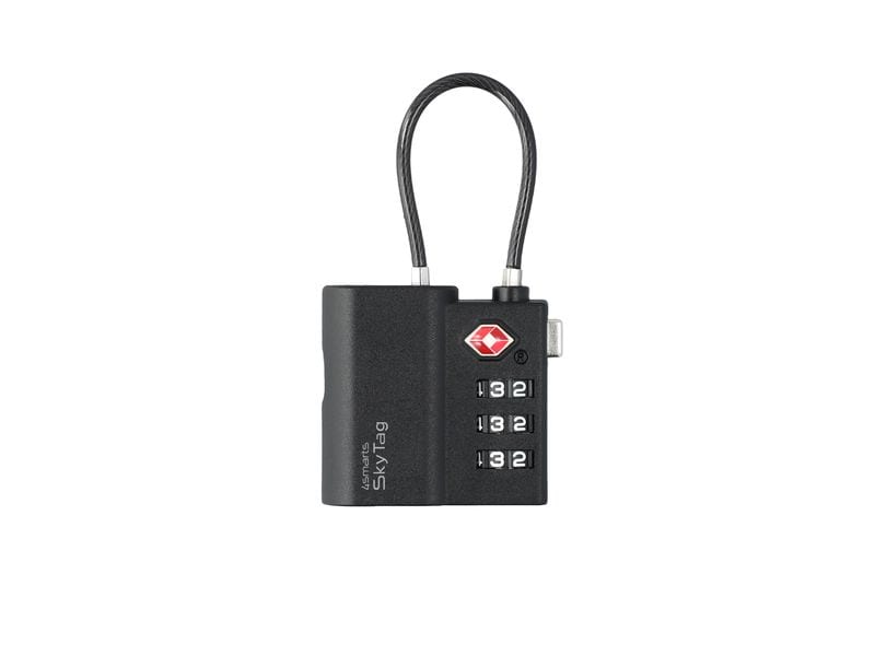 4smarts Standort-Finder SkyTag TSA Lock Schwarz Standort-Finder