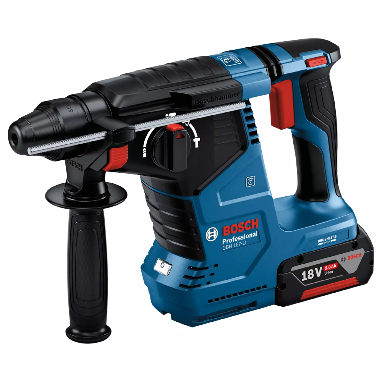 Bosch GBH 18V-24 C 18V Li-ion Accu boorhamer set (2x 5.0Ah) in L-Boxx - 2,4J - 30mm