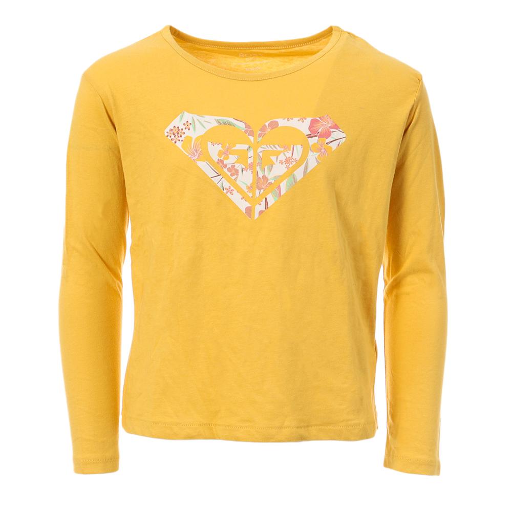 Roxy T-shirt Manches Longues Jaune Fille Roxy The One