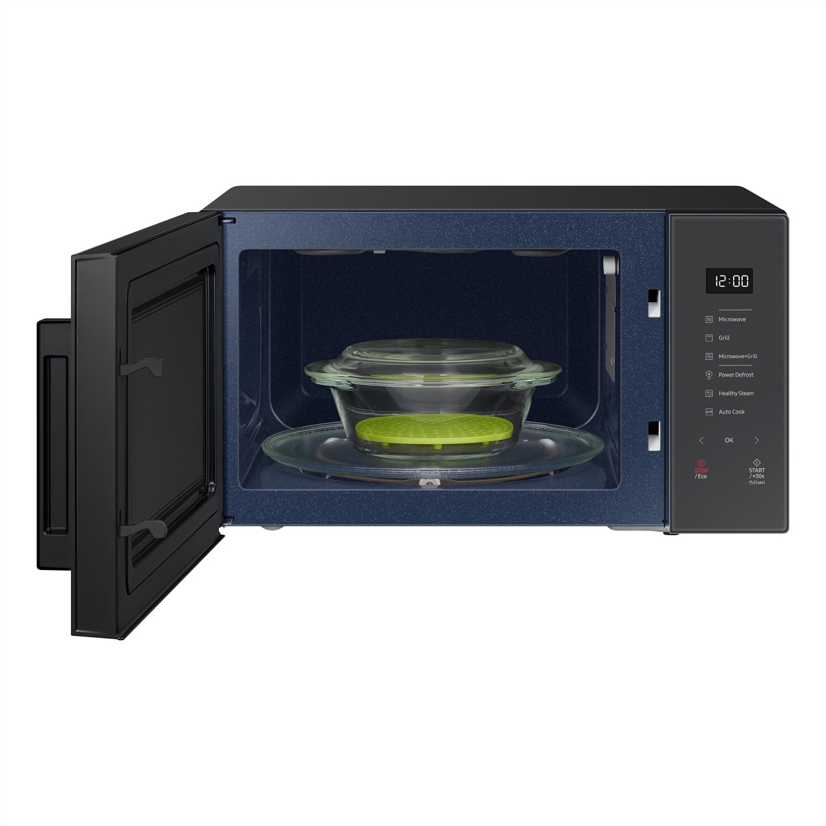 Samsung Mikrowelle »Samsung Mikrowelle mit Grill, Bespoke, Clean Charcoal, 30l, MG30T5068UC«