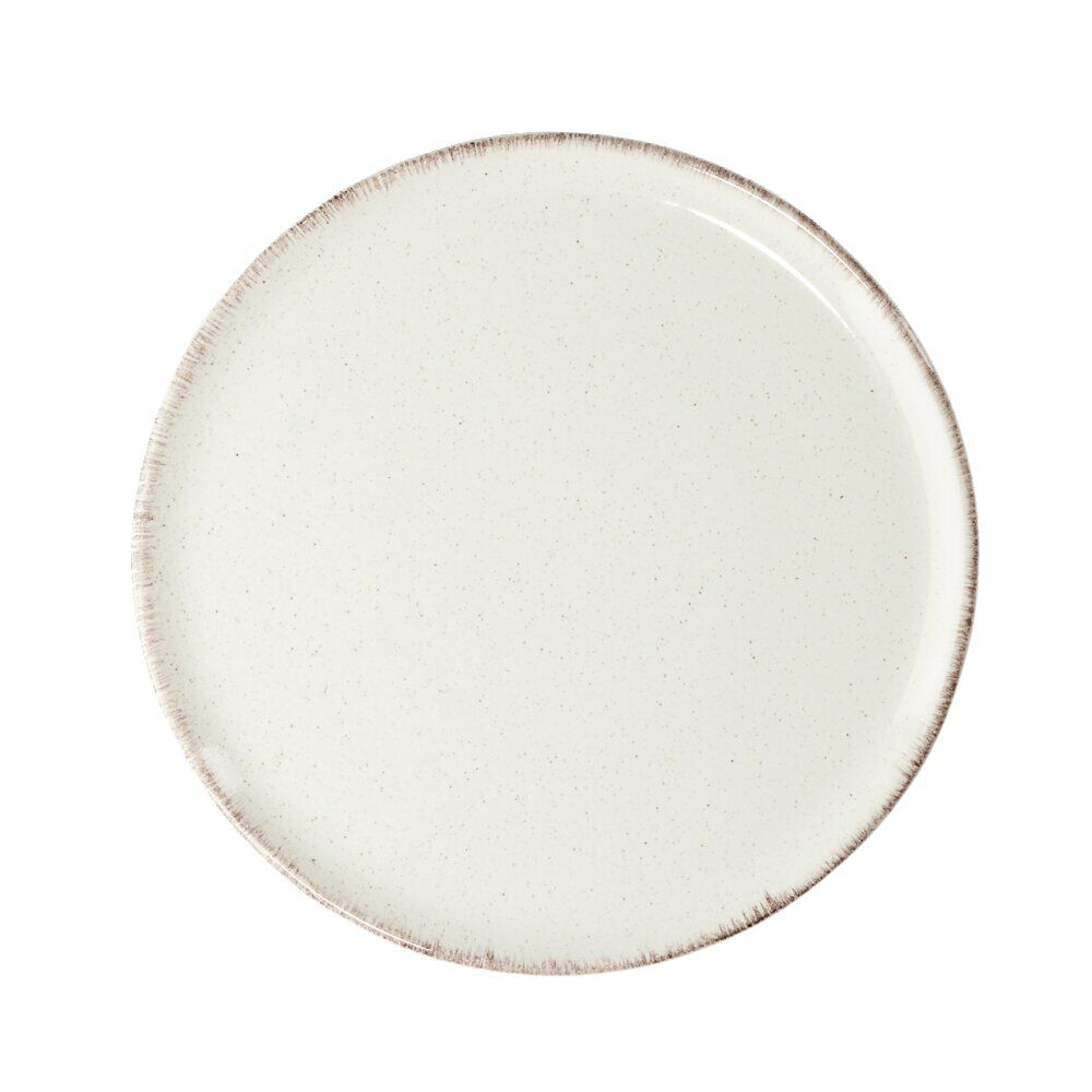 Assiette à dessert Lisbonne en grès beige Ø20,5cm