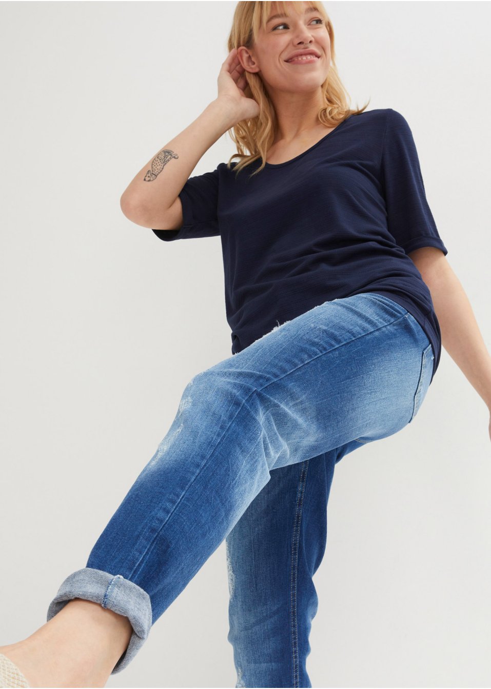 T-shirt à dentelle