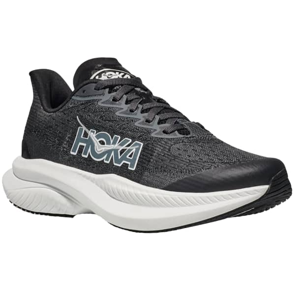 Chaussure running HOKA ONE ONE MACH 6 YOUTH BLACK / WHITE
