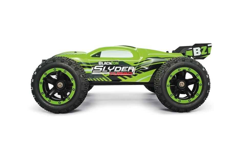 Stadium Truck Slyder ST Turbo 4WD Brushless Grün, RTR, 1:16<br>Off-Road RC Modell mit Brushless Allradantrieb