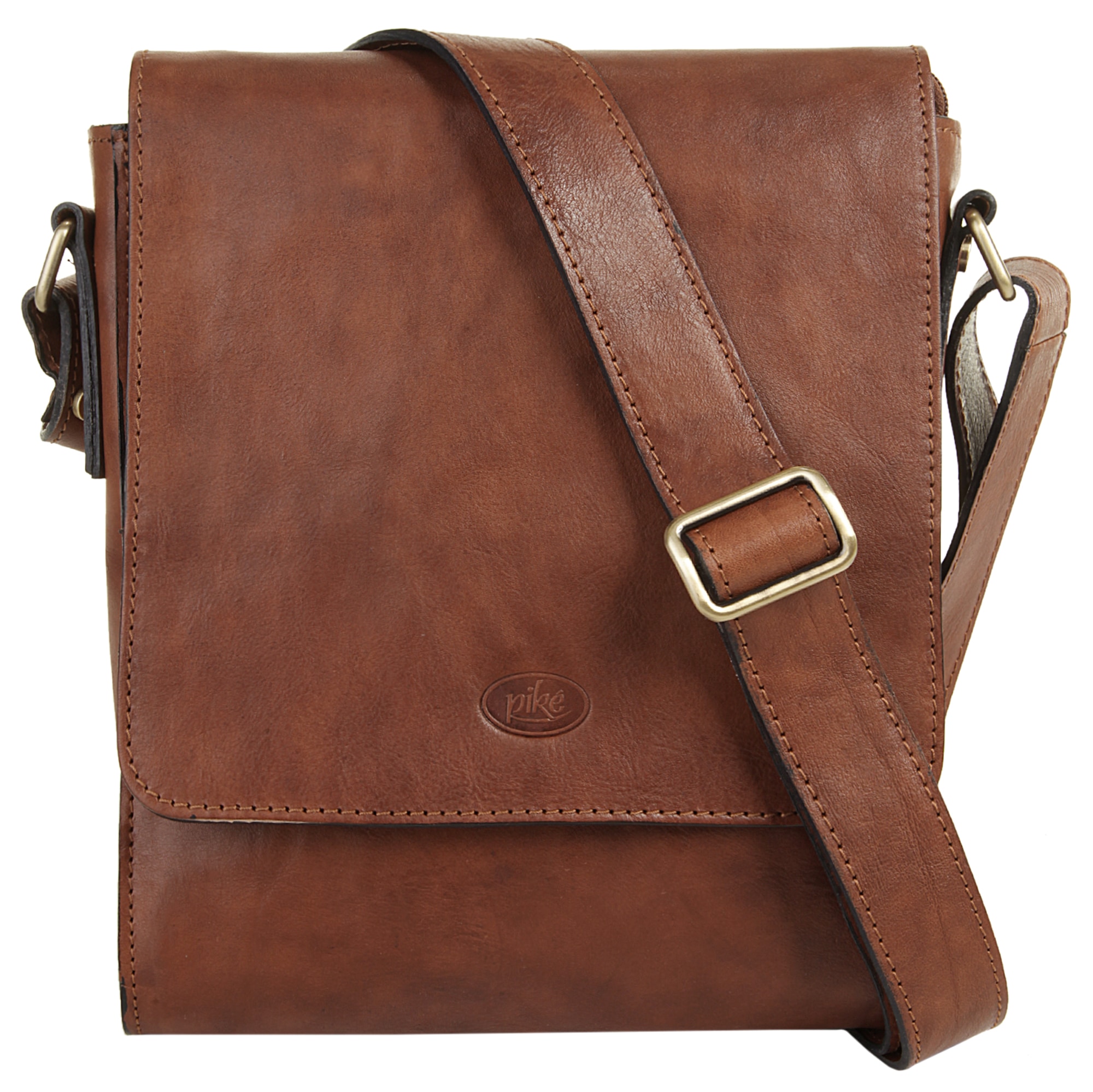 Piké Umhängetasche echt Leder, Made in Italy