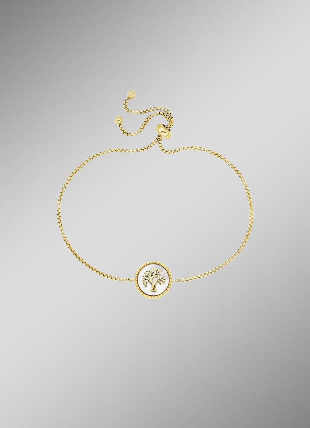 Lebensbaum Armband mit Perlmutteinlage