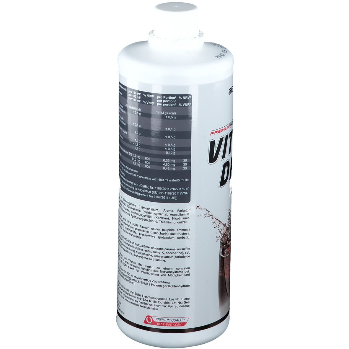 Best Body Nutrition Low Carb Vital Drink, Cola