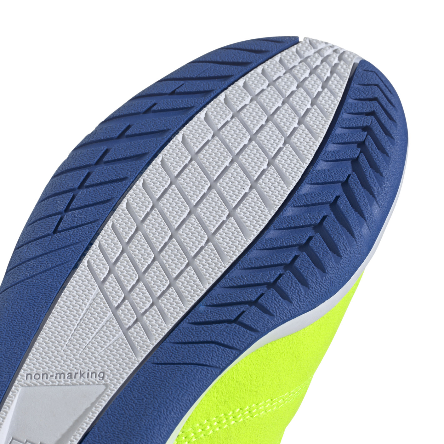 Adidas Top Sala Competition II Zaalvoetbalschoenen (IN) Kids Neongeel Zwart Blauw
