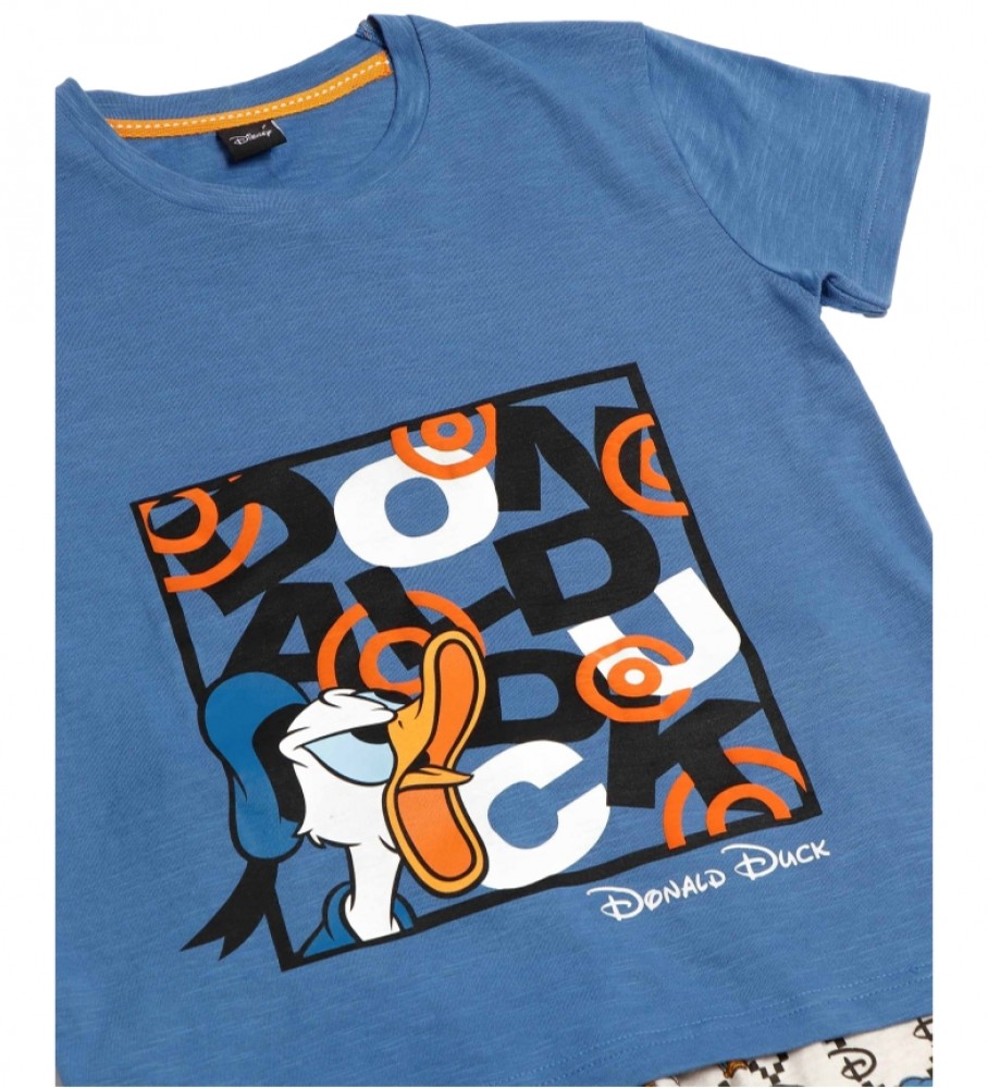 Pijama azul da moda do Pato Donald da Disney