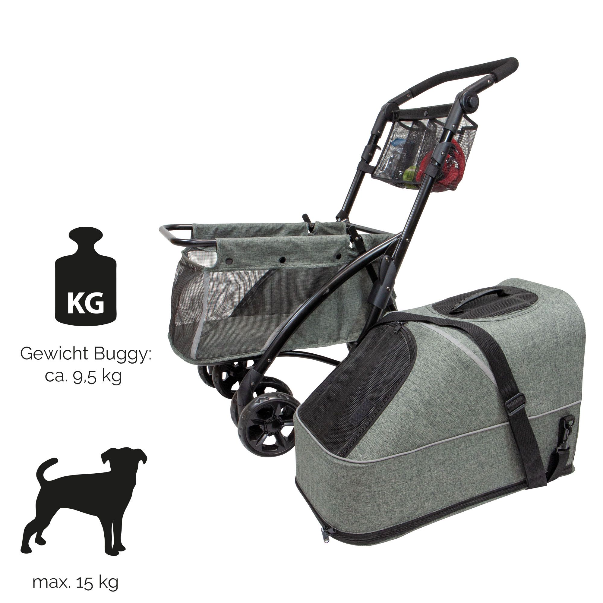Hundebuggy - Pet Buggy Deluxe
