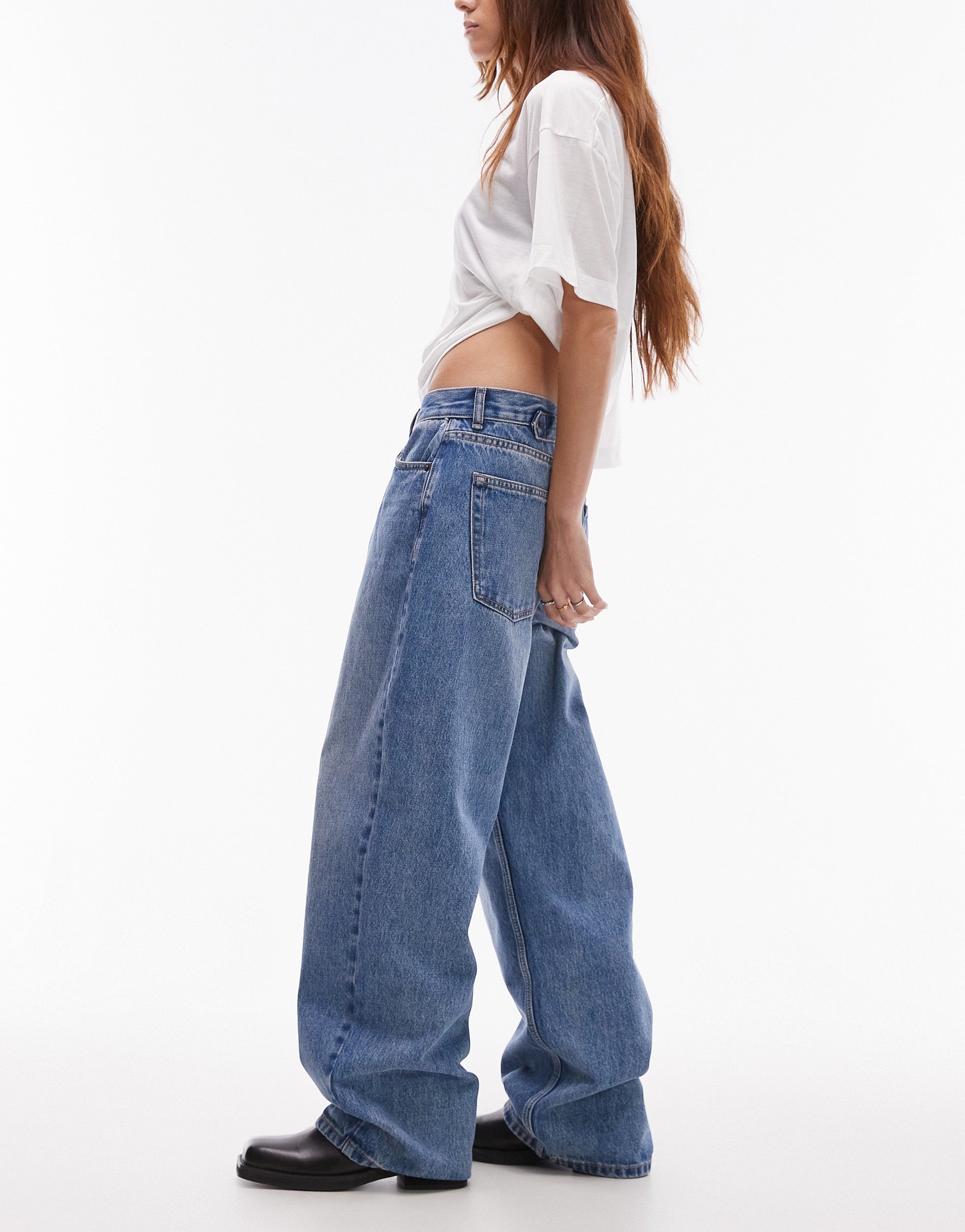 TOPSHOP Low waist Relaxed fit Jeans