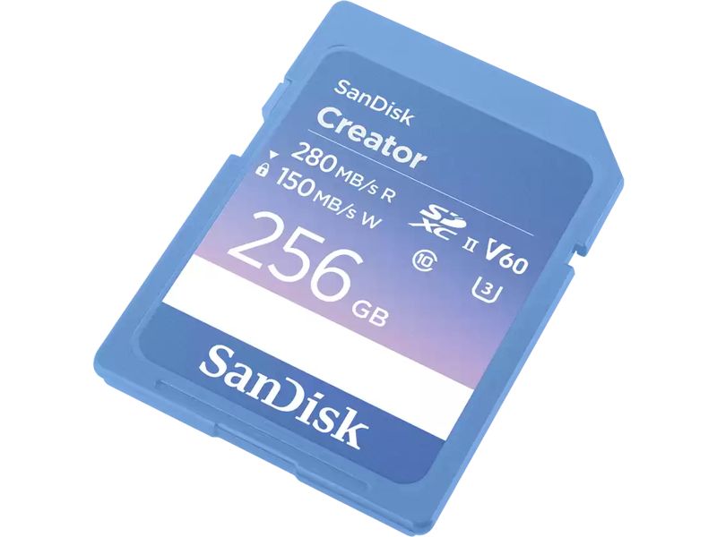 SanDisk SDXC-Karte Creator UHS-II 256 GB Professionelle SD-UHS-II-Speicherkarte