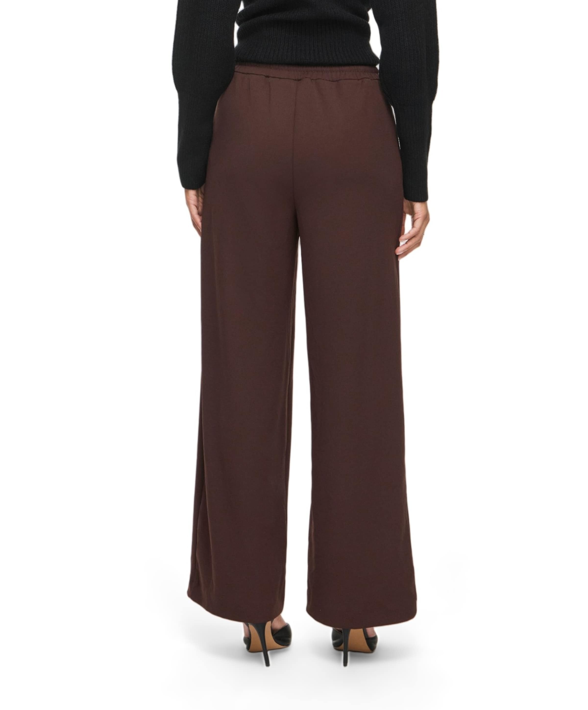 Vila VICLUA HW WIDE PANTS-NOOS dames broek bruin