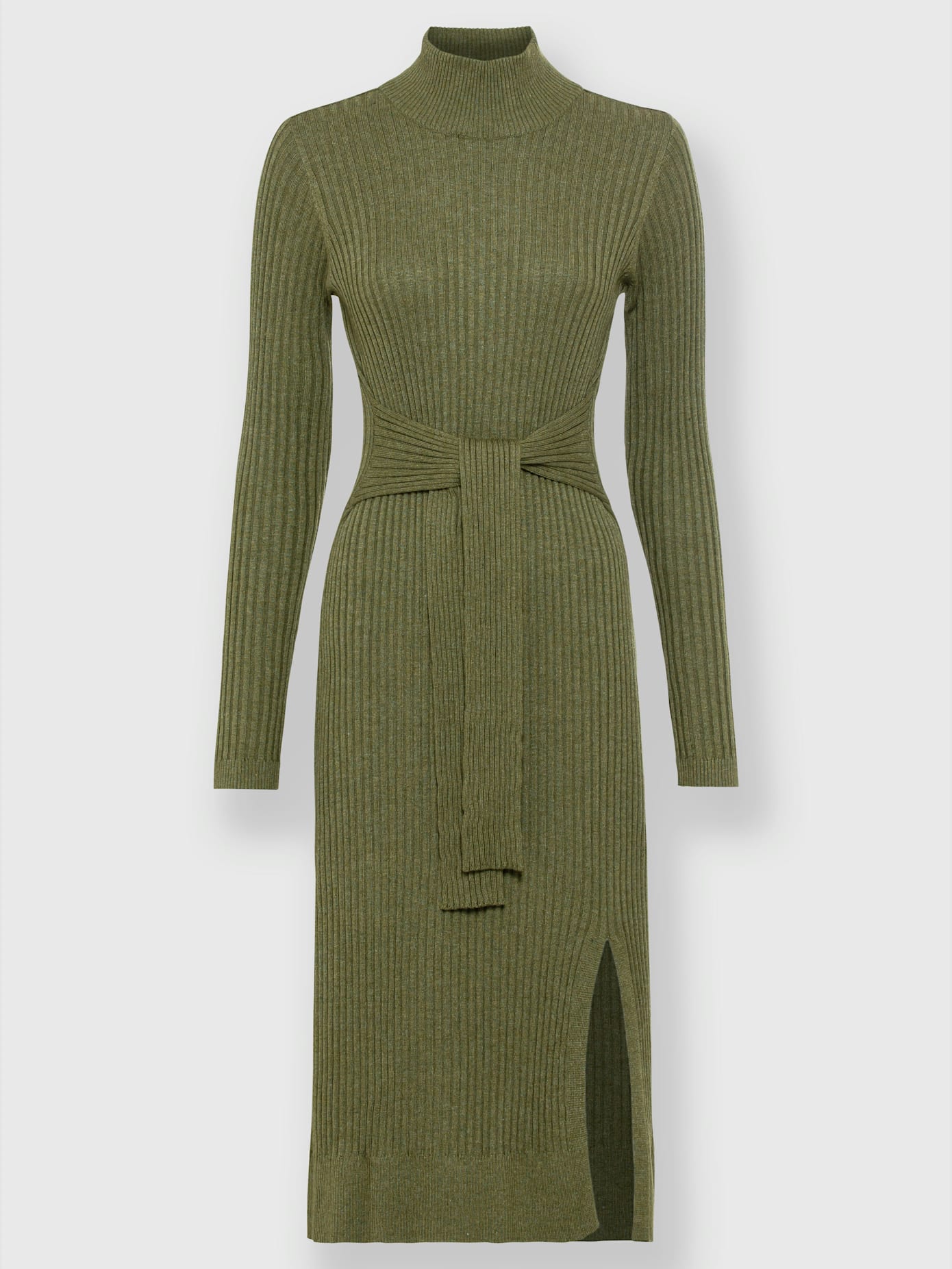 Robe en tricot tricot côtelé moderne