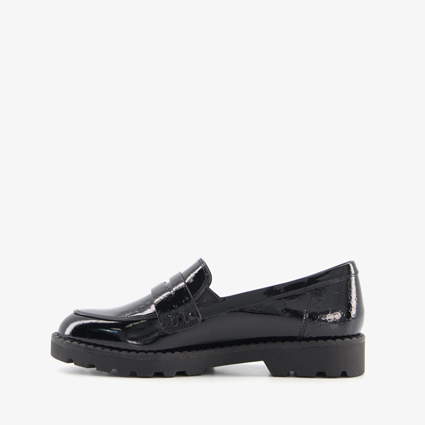 Tamaris dames lak loafers zwart