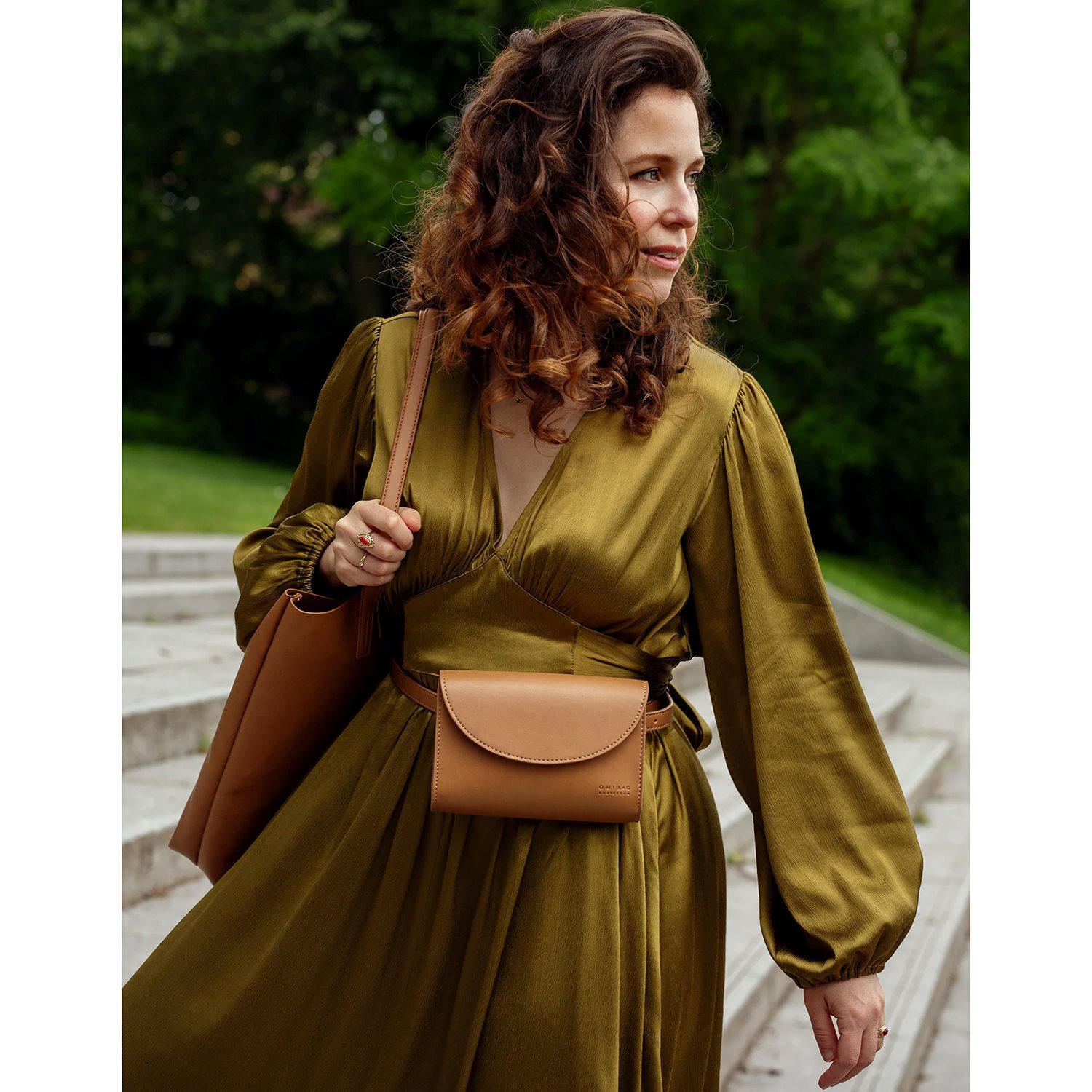 O My Bag Sanne Belt Bag cognac