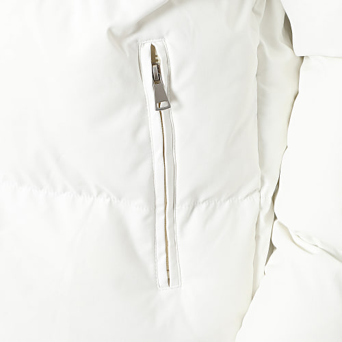 Doudoune Capuche Blanc