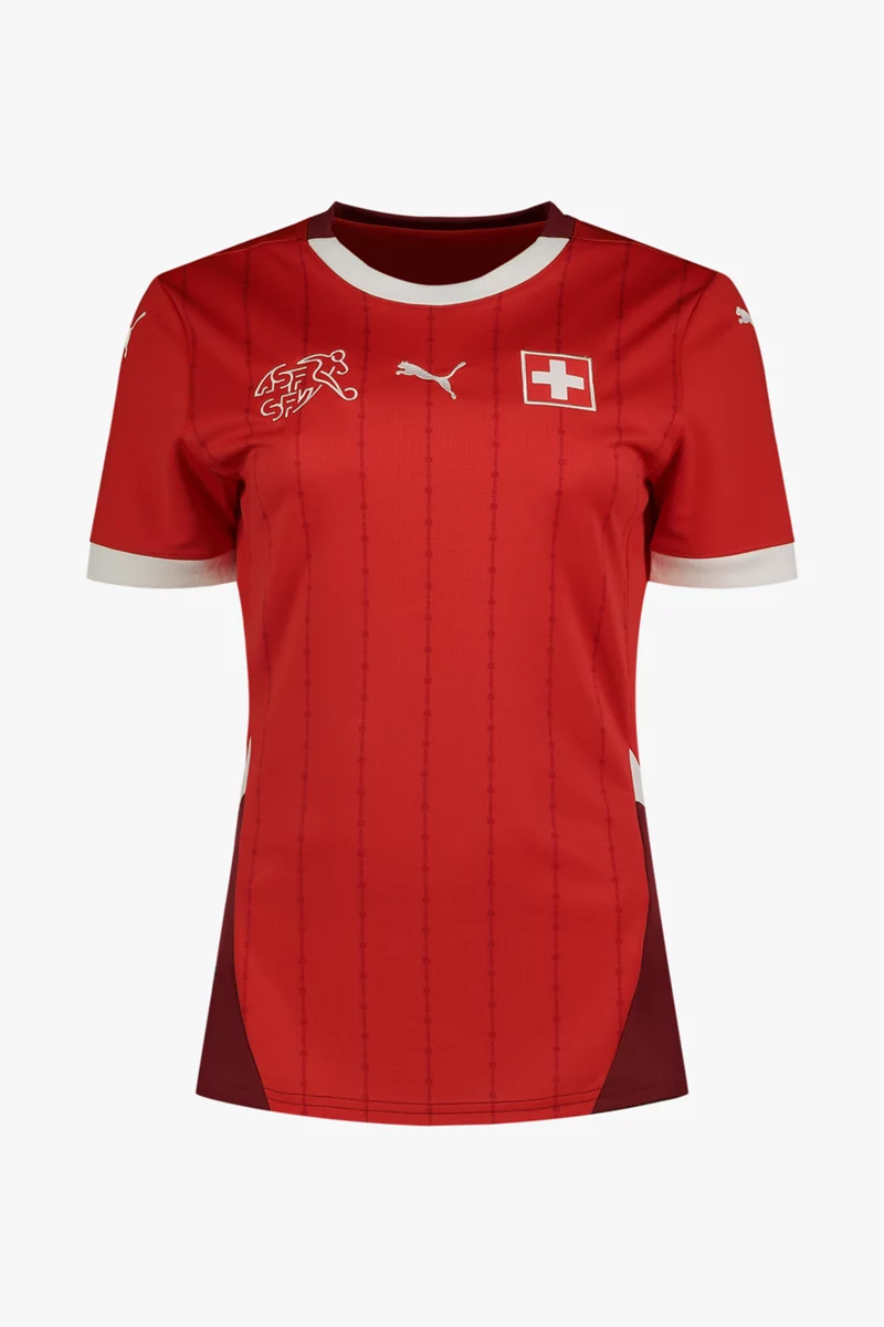 Puma Schweiz Home Replica Damen Fussballtrikot EM 2024