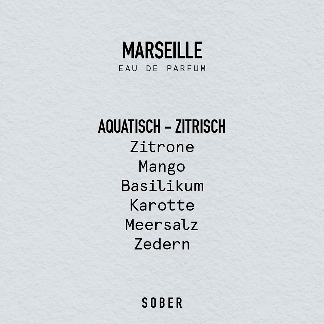 SOBER BERLIN MARSEILLE