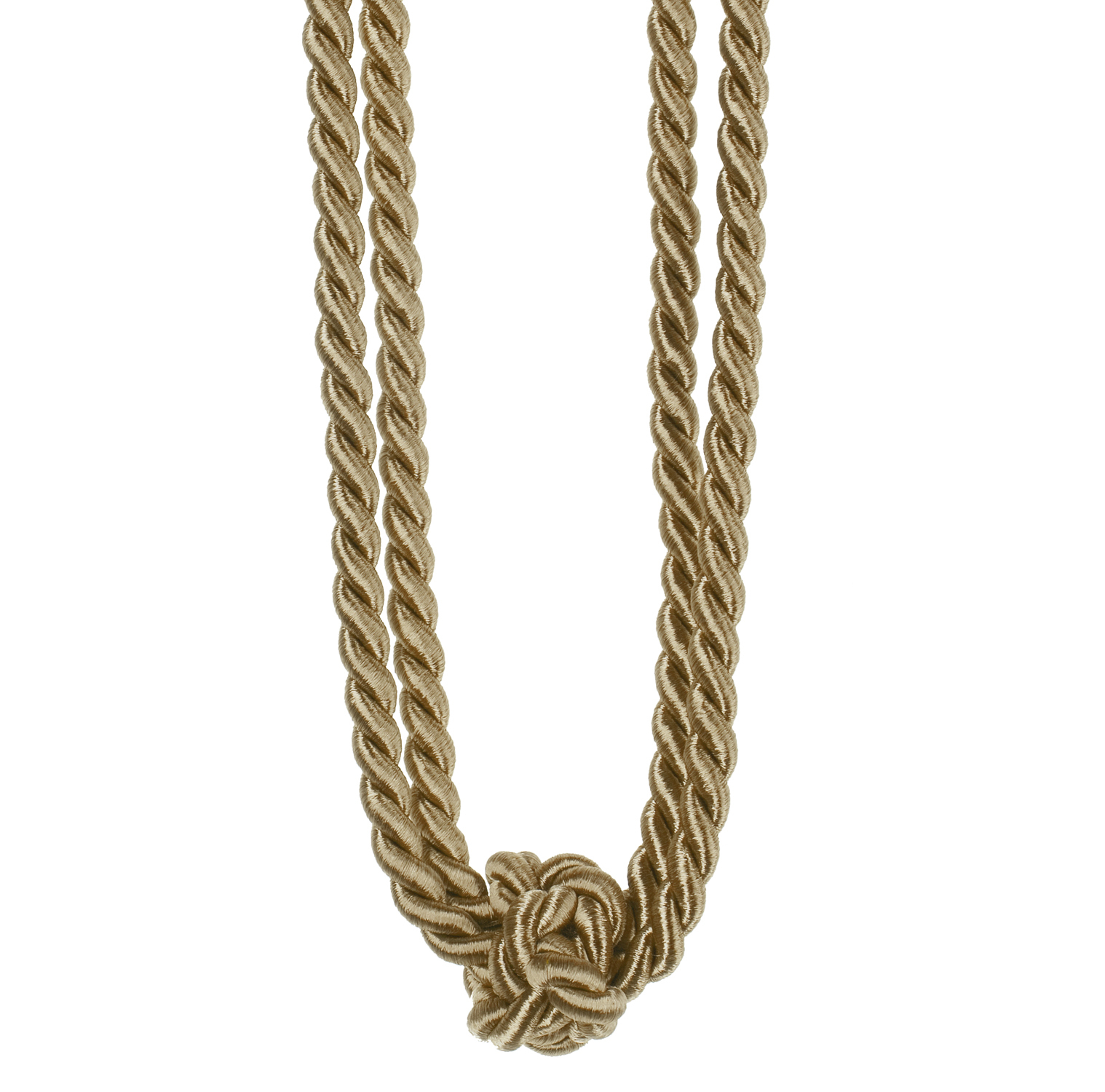 Raffhalter - schlamm - Zierknoten - 60 cm