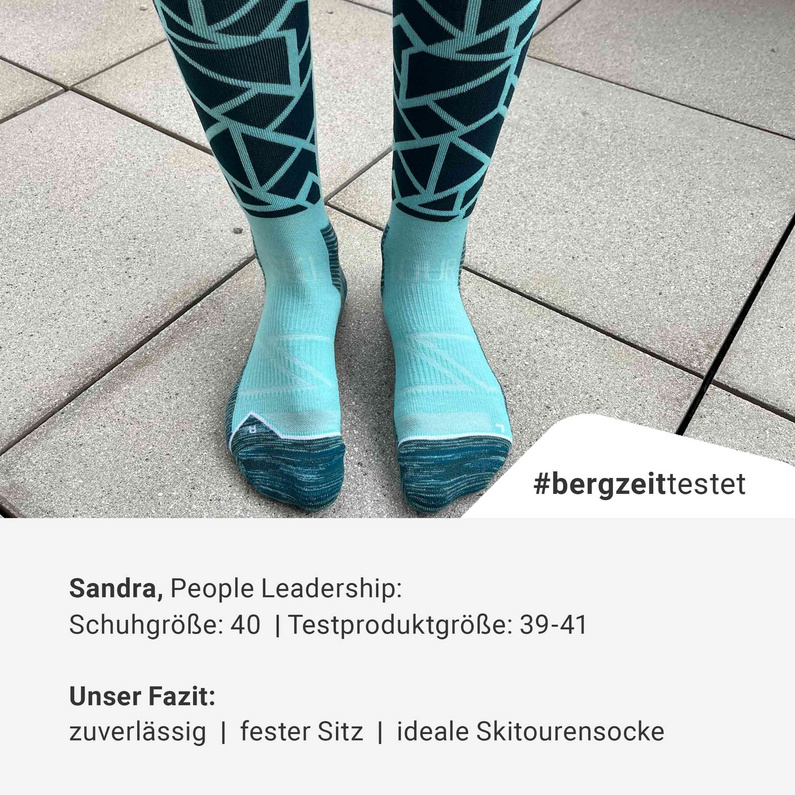 Ortovox Damen Ski Tour Comp Long Socken