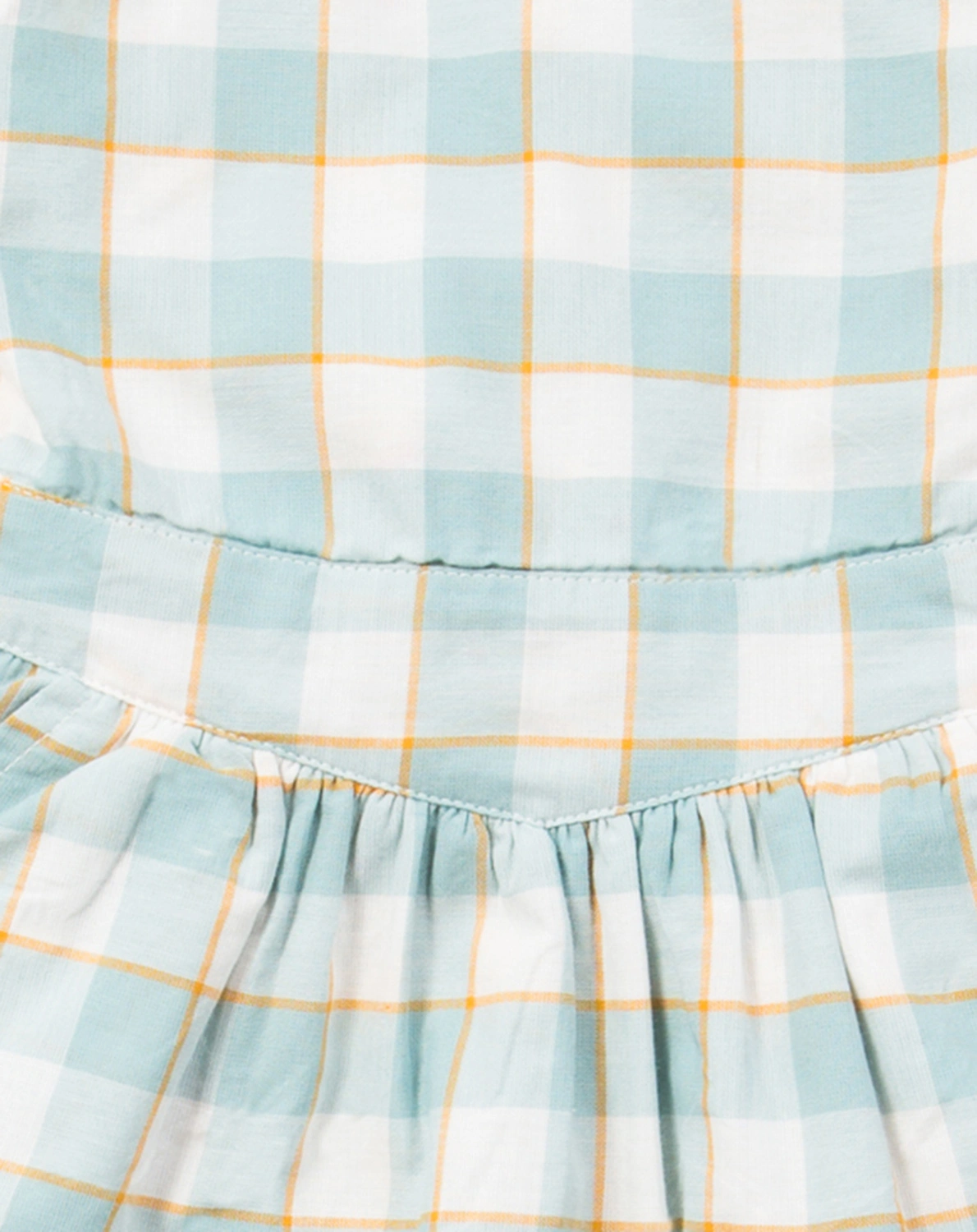 Trägerkleid CHECKERED in hellblau