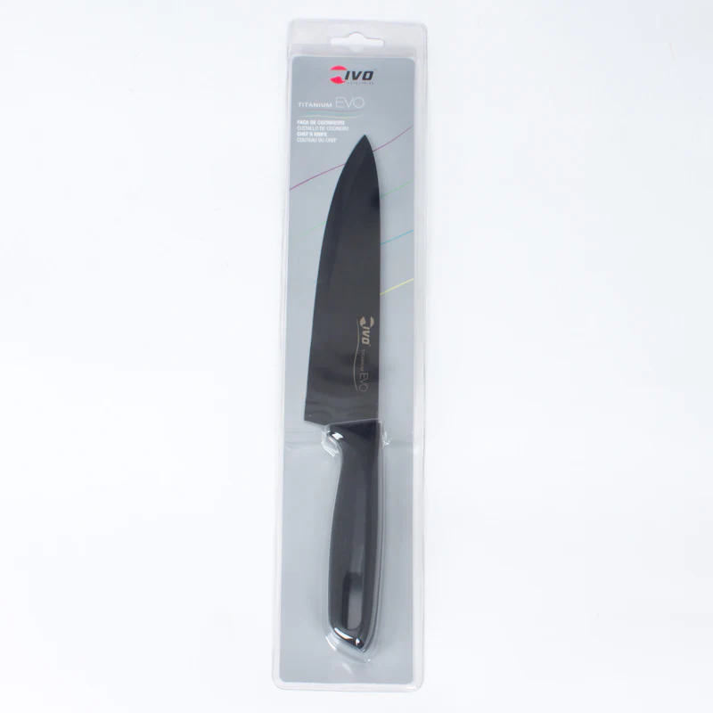 Couteau chef lame 18 cm en titanium Table passion