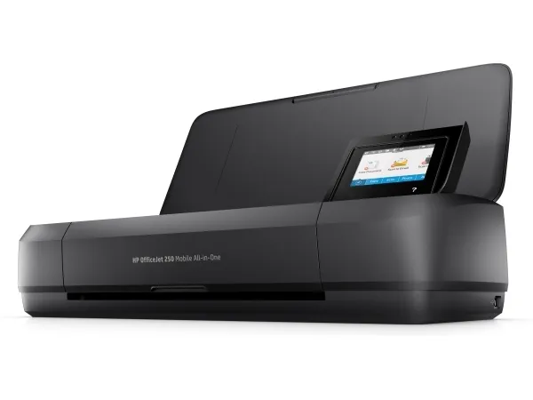 HP Officejet 250 Mobile All-in-One - Multifunktionsprinter - farve - blækprinter - Legal (216 x 356 mm) (original) - A4/Legal (medie) - op til 8 spm (kopiering) - op til 10 spm (udskriver) - 50 ark - USB 2.0, USB vært, Wi-Fi