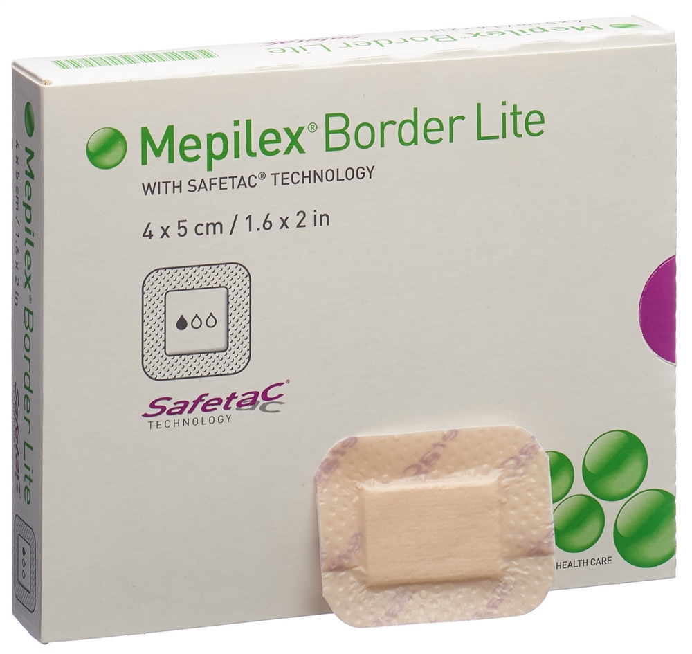 MEPILEX Border Lite Silikonschaumverband 4x5cm # 10 Stk