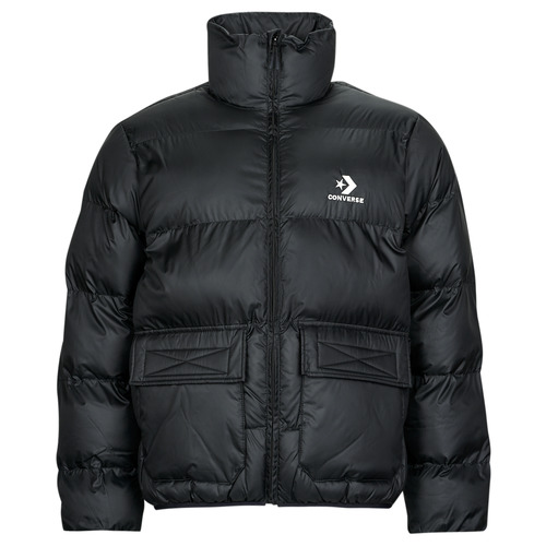 Converse - PATCH POCKET PUFFER JACKET - Noir