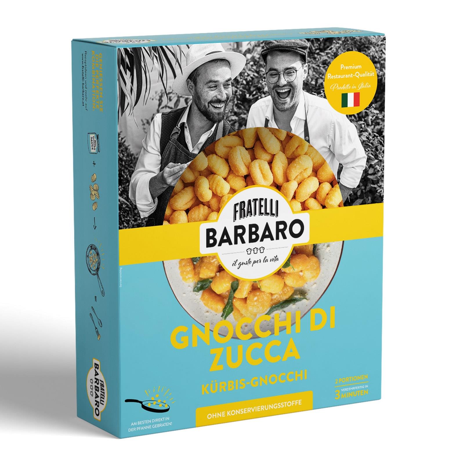 Fratelli Barbaro Gnocchi mit Kürbis